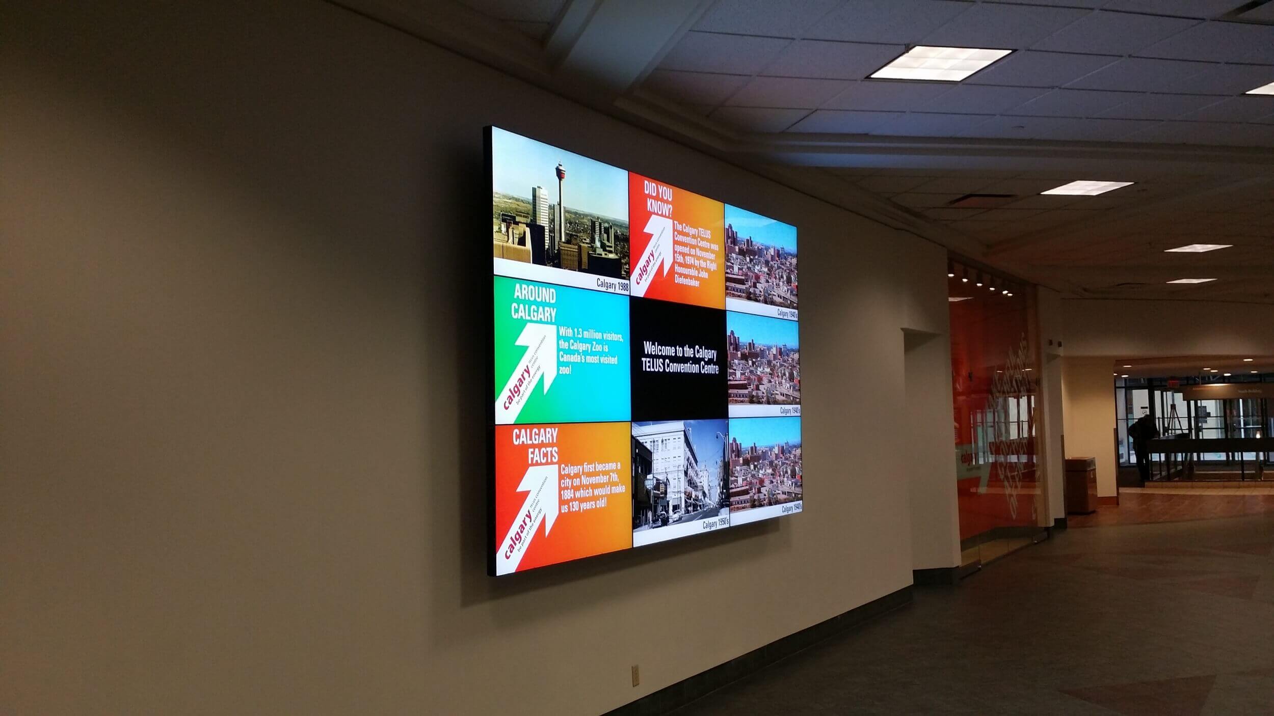 Edmonton Video Wall System, Calgary Video Wall